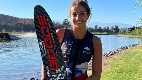 Trinidad Espinal tras obtener su nueva marca