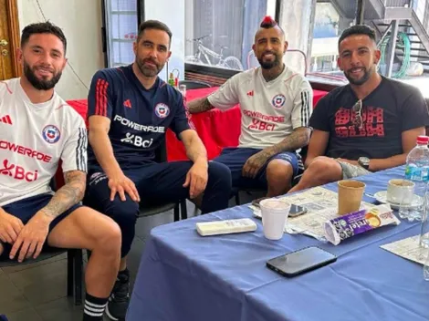 ¡No lo olvidan! Isla visita a la Roja en Juan Pinto Durán