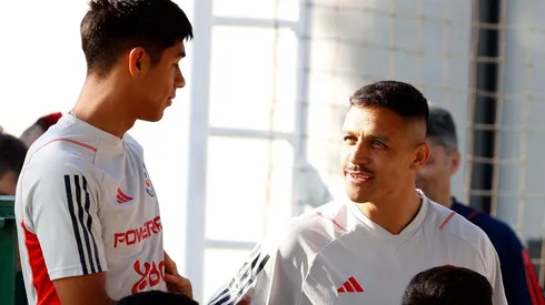 Osorio comparte con Alexis Sánchez en Pinto Durán