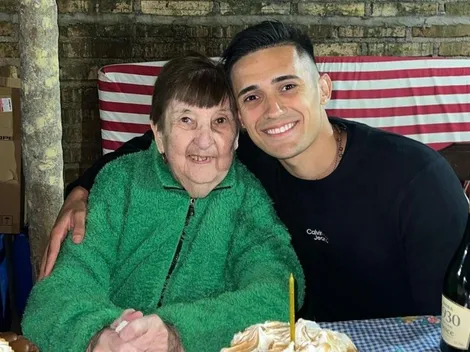 Conmovedora despedida del Pibe Solari a su abuelita