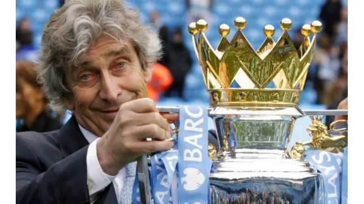 Pellegrini festejó con el City en Inglaterra