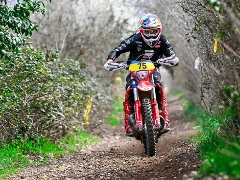 Benja Herrera tiene un respiro en el enduro italiano