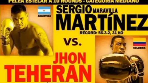 El boxeador argentino enfrenta a Jhon Teherán en un evento relacionado a la serie de STAR+; "Ringo. Gloria y Muerte".