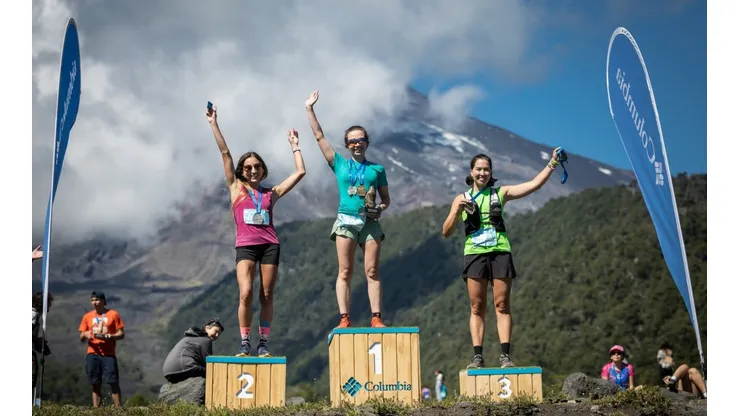 Mariela Becar, Natacha López y Alba Prado conformaron el podio de la carrera