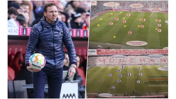 Julian Nagelsmann estalla por un topo en el camarín del Bayern Múnich.
