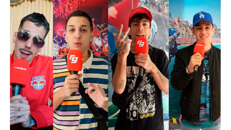 Skone, Mecha, Teorema y Jokker junto a RedGol