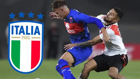 El argentino Mateo Retegui a la selección italiana.