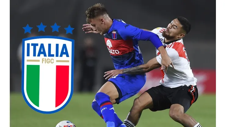 El argentino Mateo Retegui a la selección italiana.