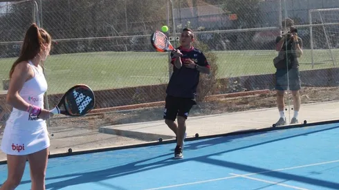 Fabián Orellana sufrió en el Chile Pádel Open.