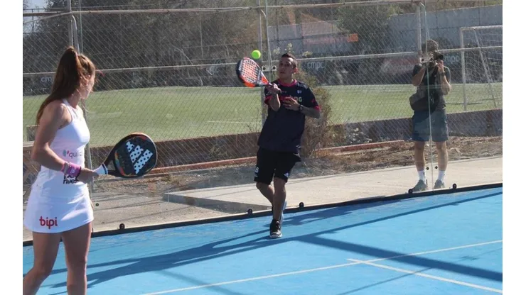 Fabián Orellana sufrió en el Chile Pádel Open.
