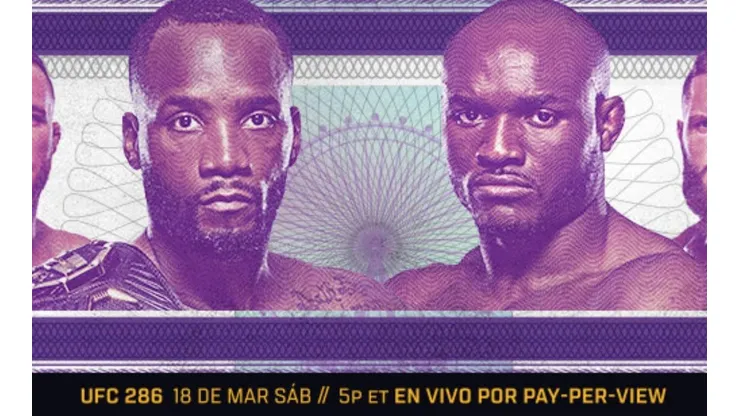 Leon Edwards y Kamaru Usman protagonizan el evento central de UFC 286.