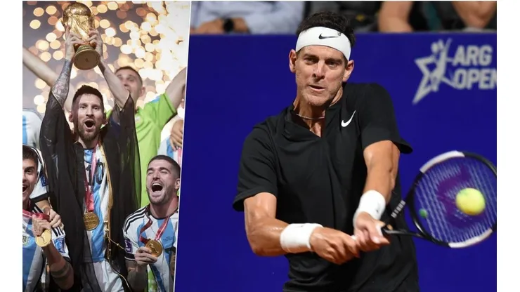 Messi y Del Potro