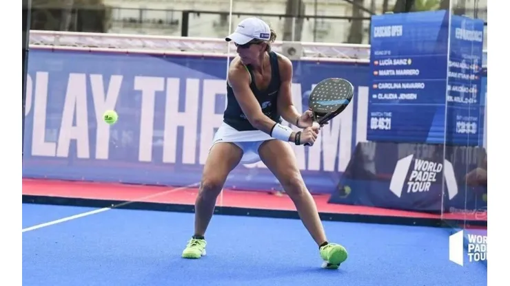 Lucía Sainz es una de las grandes figuras que tiene el Chile Pádel Open 2023.