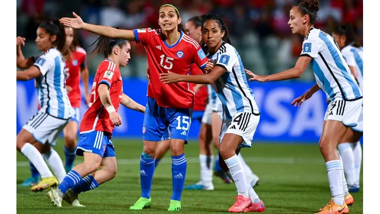 Daniela Zamora en el partido amistoso con Argentina de febrero