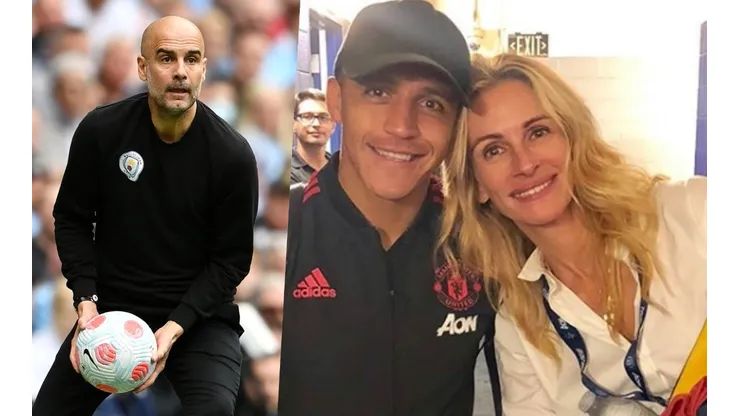 Julia hasta se sacó una foto con el gran Alexis Sánchez.
