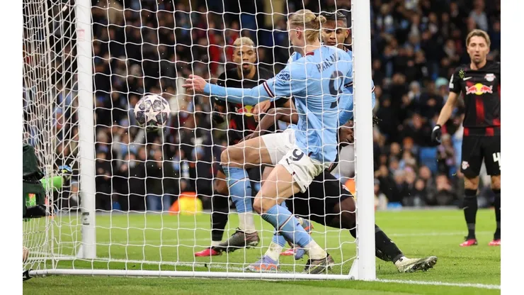 ¡Cinco goles de Erling Haaland para Manchester City contra Leipzig en Champions League!