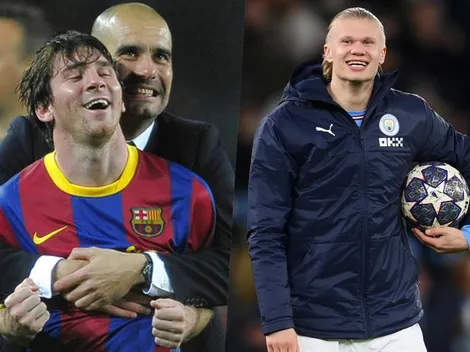 ¿Pep cambia a Haaland para que no supere récord de Messi?