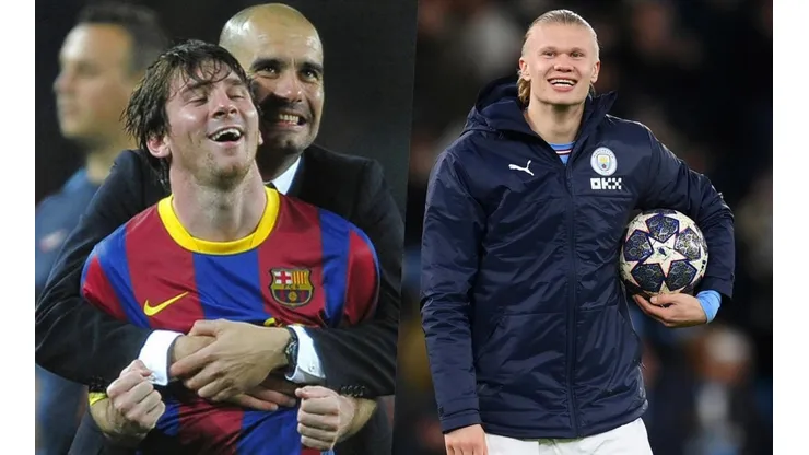 Haaland podría haber superado un récord de Messi, pero Pep Guardiola decidió reemplazarlo.
