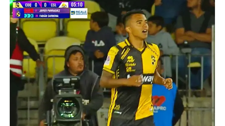 Fabián Carmona ingresó a la cancha a los cinco minutos de juego sin saber lo que podría suceder