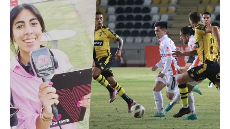 Vargas fue la encargada de hacer cancha para TNT Sports.