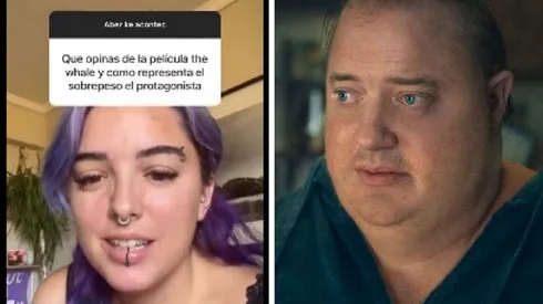 La influencer entregó su opinión en redes sociales sobre la cinta de Brendan Fraser.