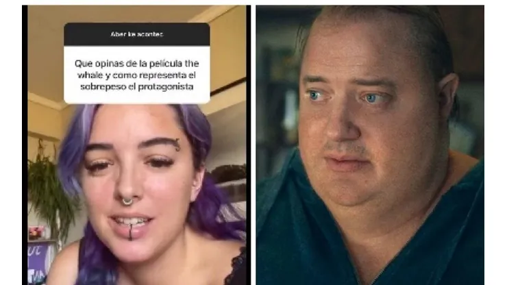 La influencer entregó su opinión en redes sociales sobre la cinta de Brendan Fraser.