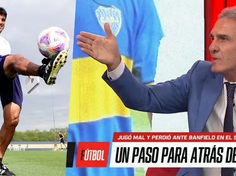 Ruggeri y el DT de Boca: "Un pibe bárbaro, pero no está preparado"