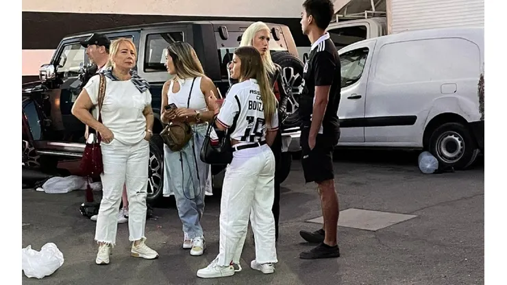 Vesta Lugg se hizo presente en el estadio Monumental para ver el Superclásico 193.