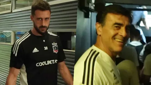 Quinteros bromeó con el ex azul Fernando de Paul.