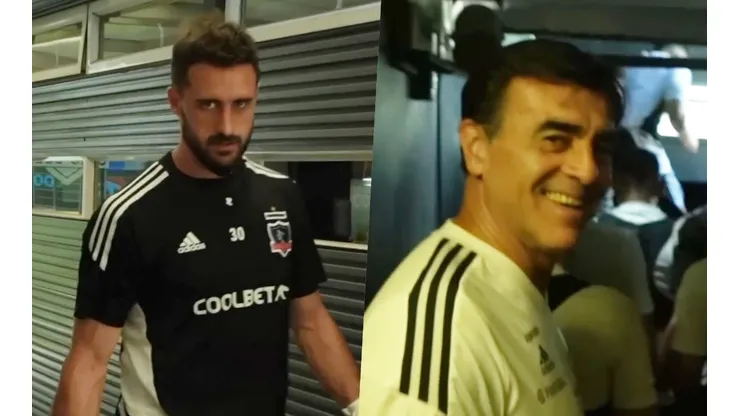 Quinteros bromeó con el ex azul Fernando de Paul.