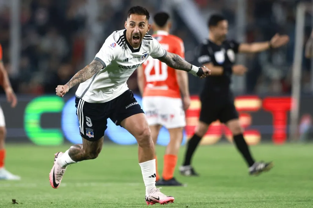 Javier Correa dejó un recado a sus compañeros en Colo Colo por su falta de gol. Foto: Photosport.