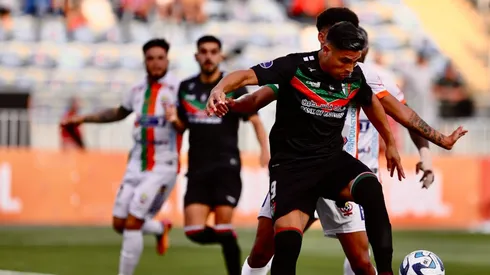 Maxi Salas fue el asistidor de Misael Dávila en la victoria de Palestino ante Cobresal en la Copa Sudamericana.