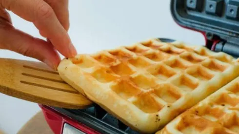Receta de waffles paso a paso.