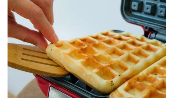 Receta de waffles paso a paso.