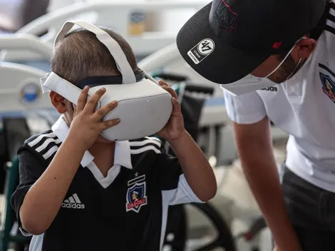 Colo Colo suma energía con tecnológica visita a niños con cáncer