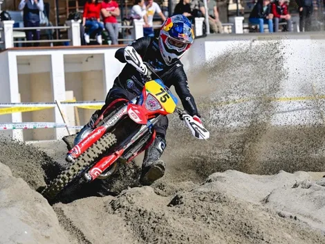 El duro debut de Benja Herrera en el enduro italiano