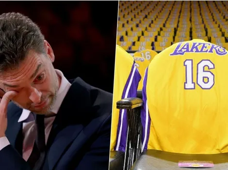 El emotivo retiro de camiseta de Pau Gasol en los Lakers