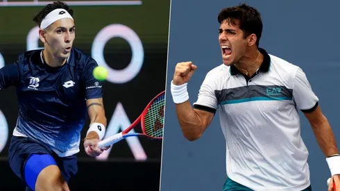 Alejandro Tabilo y Cristian Garín