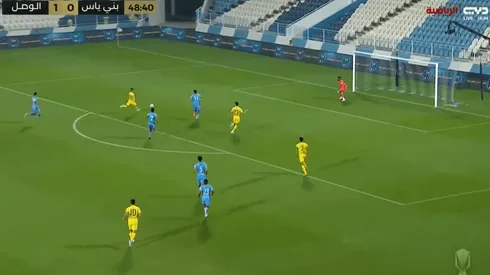 Gutiérrez anotó el gol de la clasificación en la Copa Presidente de EAU