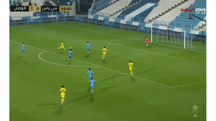 Gutiérrez anotó el gol de la clasificación en la Copa Presidente de EAU