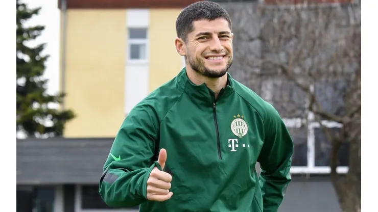 Ángelo Sagal ya entrena con sus compañeros en el Ferencvaros, el cuadro más ganador de Hungría.