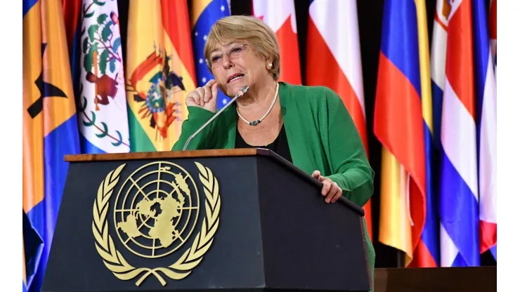 Expresidenta Bachelet en ecuentro CAF-Cepal