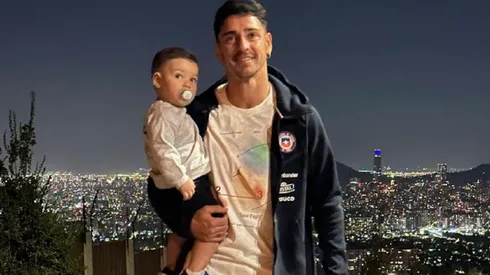 Fernando Zampedri con el buzo de la Selección