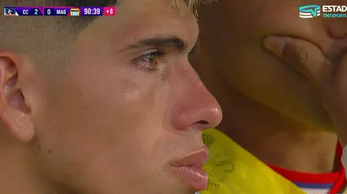 Carlos Palacios arrancó de titular y fue sustituido a los 67' minutos de partido