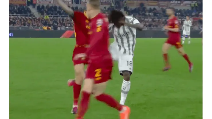 Moise Kean se fue a las duchas apenas ingresó a la cancha