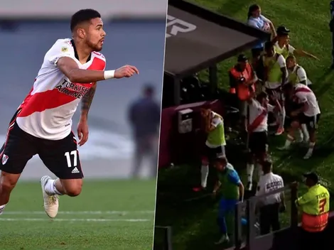 ¡Agredieron a jugadores! Díaz vuelve en polémico partido