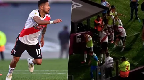 Paulo Díaz volvió a jugar por River Plate
