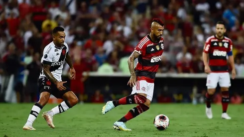 Arturo Vidal arrancó de titular en la derrota como local del Flamengo ante Vasco da Gama