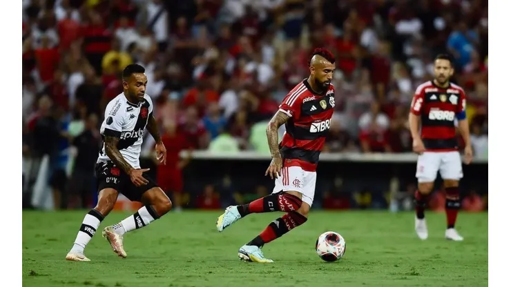 Arturo Vidal arrancó de titular en la derrota como local del Flamengo ante Vasco da Gama
