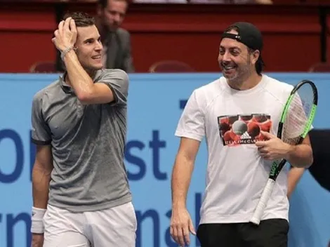 Thiem llena de flores a Nico Massú: "¡Qué héroe es para Chile!"